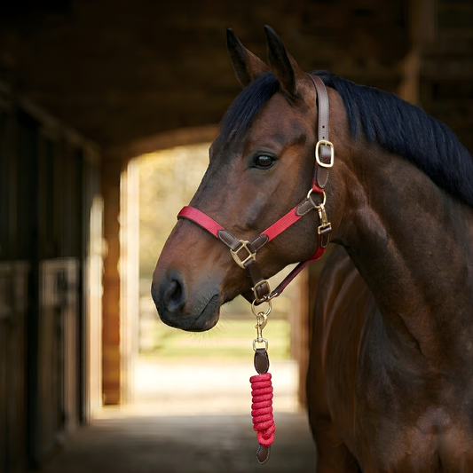 Performance Leather Headcollar & Lead