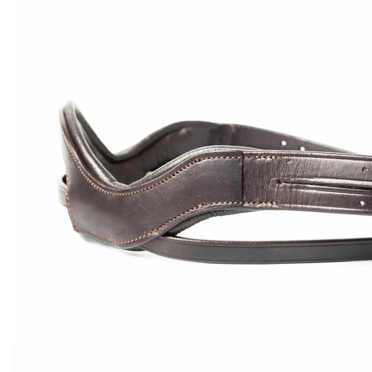 Brown EcoRider Perfect Fit shaped headpiece separate with a contoured design and soft comfort padding.