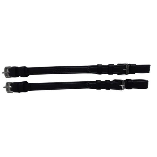EcoRider Buckled Cheekpieces separate pair featuring traditional 5/8" buckle ends, crafted from supple vegetable-tanned eco-leather.