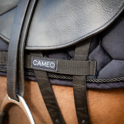 CAMEO Suede Dressage Saddlecloth