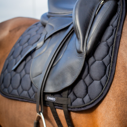 CAMEO Suede Dressage Saddlecloth
